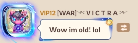 Victra saying she is old